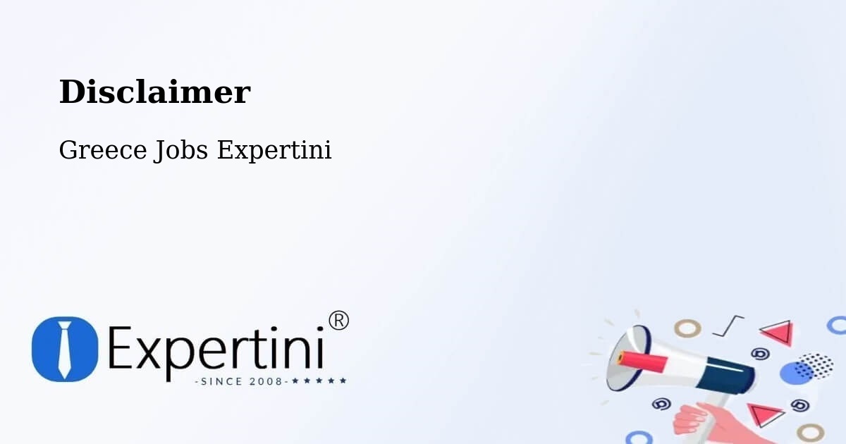 Disclaimer – Domokós - Greece Jobs Expertini